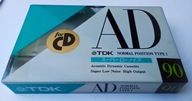 TDK AD 90 1990 NOVÁ japonská edícia 1 ks TDK AD 90 1990 NOVÁ japonská edícia 1 ks