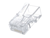 RJ45 8p8c modulárna zástrčka na drôt, 100 ks Unitek RJ45 8p8c modulárna zástrčka na drôt, 100 ks Unitek