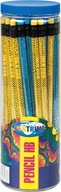 HB kruhová ceruzka s gumou (50 ks) 88033