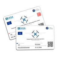 Výtlačok certifikátu ULC na PVC karte DRONA, 2 strany. Výtlačok certifikátu ULC na PVC karte DRONA, 2 strany.