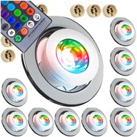 9x GU10 RGB LED OSVETLENIE S DIAĽKOVÝM OVLÁDANÍM 9x GU10 RGB LED OSVETLENIE S DIAĽKOVÝM OVLÁDANÍM