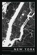 Mapa mesta New York – plagát Mapa mesta New York – plagát