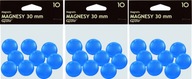 Veľké magnety 30mm 30ks modré