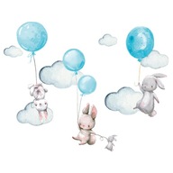 Samolepky na stenu BUNTS, CLOUDS, BALOONS pre deti Samolepky na stenu BUNTS, CLOUDS, BALOONS pre deti