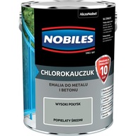Nobiles Chlorokaruczuk email na kov a betón Grey Medium 5l