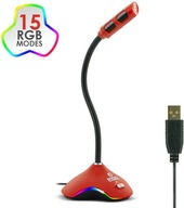 RGB podsvietený herný mikrofón Empire Gaming