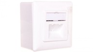 Zásuvka pre dátovú komunikáciu na povrch 2x RJ45 STP Zásuvka pre dátovú komunikáciu na povrch 2x RJ45 STP