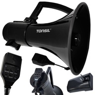 Tonsil Megafon TE 30/20 AKU Siren Recording REC + Battery Set Black Tonsil Megafon TE 30/20 AKU Siren Recording REC + Battery Set Black