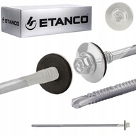 Skrutky pre sendvičové panely 175 mm RAL 9010 100 ks na kov Etanco GTR6