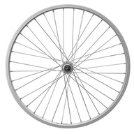 CYKLISTICKÉ KOLESO 24 PREDNÉ HLINÍKOVÉ STRIEBORNÉ MTB CYKLISTICKÉ KOLESO 24 PREDNÉ HLINÍKOVÉ STRIEBORNÉ MTB