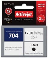 Atramentová kazeta pre HP 704 XL Black ActiveJet HP DeskJet 2060 Atramentová kazeta pre HP 704 XL Black ActiveJet HP DeskJet 2060