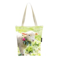 TAŠKA s darčekom SHEEP SHOPPING prasa priestranná taška cez rameno TAŠKA s darčekom SHEEP SHOPPING prasa priestranná taška cez rameno
