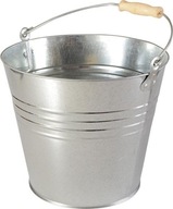 Vedro z pozinkovaného oceľového plechu 12l, odolné Vedro z pozinkovaného oceľového plechu 12l, odolné