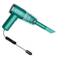 Zelený prenosný vysávač do auta v štýle USB zástrčky Zelený prenosný vysávač do auta v štýle USB zástrčky