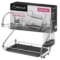 SUŠIČKA RIADU 2 ÚROVŇOVÉ SIVÁ INOX ODKÁVAČ SUŠIČKA RIADU 2 ÚROVŇOVÉ SIVÁ INOX ODKÁVAČ