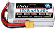 11,1V 1300mAh 90C 3S HRB Lipo batéria s konektorom XT60