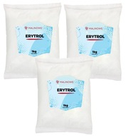 ERYTHRITOL 3 x 1 kg ERYTHRITOL NÍZKALORICKÝ CUKOR ERYTHRITOL 3 x 1 kg ERYTHRITOL NÍZKALORICKÝ CUKOR