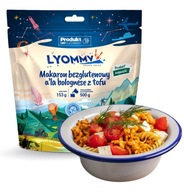 Lyommy lyofilizované jedlo Bezlepkové cestoviny a'la bolognese s tofu 500g Lyommy lyofilizované jedlo Bezlepkové cestoviny a'la bolognese s tofu 500g