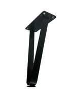 VLÁSENKA dvojitá plochá tyčová noha, 15 cm, ČIERNA VLÁSENKA dvojitá plochá tyčová noha, 15 cm, ČIERNA