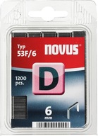 D sponka z plochého drôtu, typ 53F/6 mm, 1200 ks D sponka z plochého drôtu, typ 53F/6 mm, 1200 ks