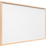 Korková doska, biely korok, 120x90, drevený rám Korková doska, biely korok, 120x90, drevený rám