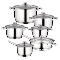 SADA OCELOVÝCH HRNCOV BergHOFF GOURMET 12 PRVKOV SADA OCELOVÝCH HRNCOV BergHOFF GOURMET 12 PRVKOV