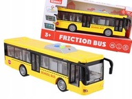Bus Toy Drive Sound Lights Yellow 30 cm Bus Toy Drive Sound Lights Yellow 30 cm