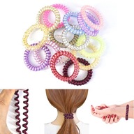 24x VLASOVÉ GUMA REBRÍSKY PRUŽINOVÝ ELASTICKÝ ŠPIRÁLOVÝ PONY BRAID FARBA 24x VLASOVÉ GUMA REBRÍSKY PRUŽINOVÝ ELASTICKÝ ŠPIRÁLOVÝ PONY BRAID FARBA