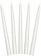 Sviečka perlovo biela 24cm sviečky 10ks SVADOBNÝ KRST Sviečka perlovo biela 24cm sviečky 10ks SVADOBNÝ KRST