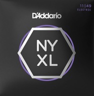 Struny pre elektrickú gitaru - D'addario NYXL1149 11-49 Struny pre elektrickú gitaru - D'addario NYXL1149 11-49