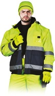 Reflexná bunda LH-VIBER pre cestárov, zateplená, odnímateľné L rukávy