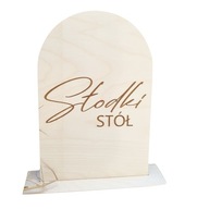 SLADKÝ STOL DREVENÝ TANIER 30 CM