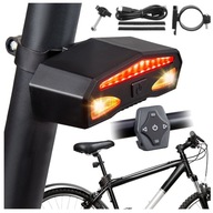 LED BICYKLOVÉ SVETLO ZADNÝ KONTROLKA ZASTAVENIA + DIAĽKOVÉ OVLÁDANIE