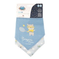 CANPOL BABIES MUSLIN BIB BONJOUR PARIS BLUE 2KS