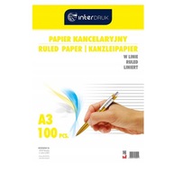 KANCELÁRSKY PAPIER RIADOVÝ A3 TLAČ 100 LISTOV KANCELÁRSKY PAPIER RIADOVÝ A3 TLAČ 100 LISTOV