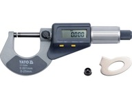 Mikrometer 0-25mm 0,001mm LCD digitálny Yato YT-72305