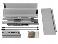 ZÁSUVKA AMIX SYSTEMBOX, VYSOKÁ + MET. BOČNÁ ŠEDÁ 350 ZÁSUVKA AMIX SYSTEMBOX, VYSOKÁ + MET. BOČNÁ ŠEDÁ 350