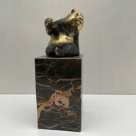 Medvedík Teddy Bear Golden BRONZE dekoratívna figúrka!