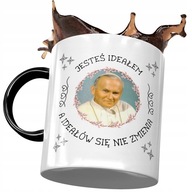 Čierny hrnček pápeža Jána Pavla II. ako darček Čierny hrnček pápeža Jána Pavla II. ako darček