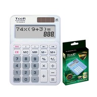 TOOR TR-1223DB dvojriadková kalkulačka 10-polohová biela