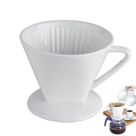 Porcelánový kávový filtračný lievik a infuzér Porcelánový kávový filtračný lievik a infuzér