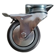 Koliesko 100mm, otočné kolieska s brzdou, kolieska vozíkov, nosnosť 90 kg Koliesko 100mm, otočné kolieska s brzdou, kolieska vozíkov, nosnosť 90 kg