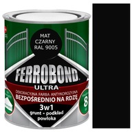 Ferrobond Liatinová kovová farba, MATNÁ ČIERNA Ferrobond Liatinová kovová farba, MATNÁ ČIERNA