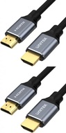 Unitek C140W HDMI 2.1 8K kábel 5m čierny x2