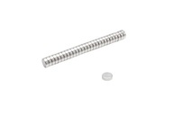 Cylindrický neodymový magnet MW 6x2 N38, sada 100 kusov Cylindrický neodymový magnet MW 6x2 N38, sada 100 kusov