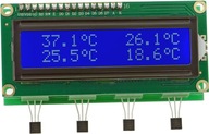 AVT3085 C 4-kanálový digitálny teplomer AVT3085 C 4-kanálový digitálny teplomer