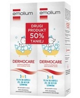 Emolium Dermocare 3v1 tekutý gélový šampón 2x 400 ml Emolium Dermocare 3v1 tekutý gélový šampón 2x 400 ml