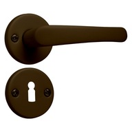 Kľučka dverí s okrúhlym tanierom Hnedý kľúč