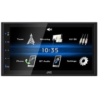 Autorádio JVC KW-M25BT 2DIN Bluetooth LCD 6,8'' zrkadlový
