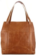 Kožená kabelka Nákupná taška z prírodnej kože 2v1